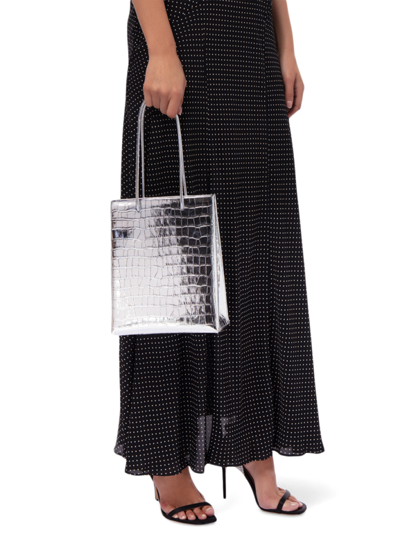 Busted Creased-Effect Tote Bag