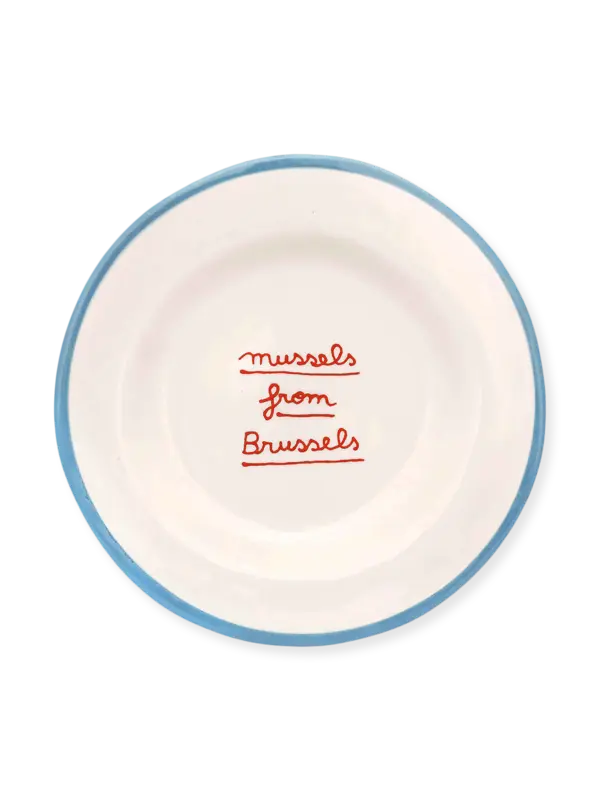 Mussels from Brussel Dessert Plate