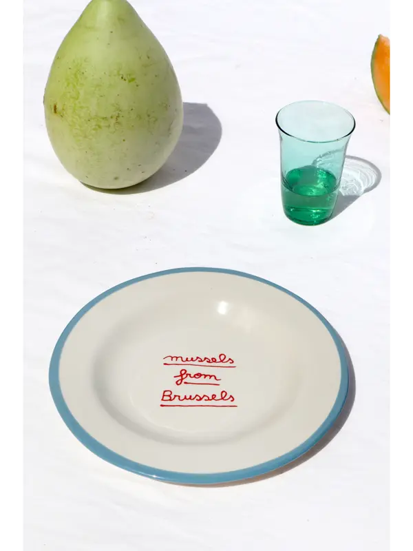 Mussels from Brussel Dessert Plate