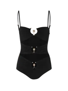 بدلة سباحة أوربيت من قطعة واحدة بتصميم مخرم