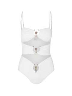 بدلة سباحة أوربيت من قطعة واحدة بتصميم مخرم