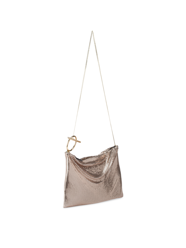 حقيبة هوبو من المعدن الشبكي