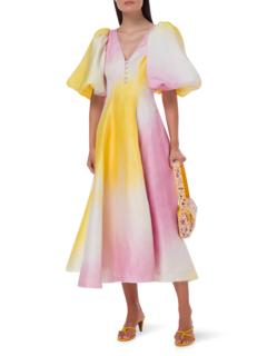 فستان كلاود بيرست متوسط الطول