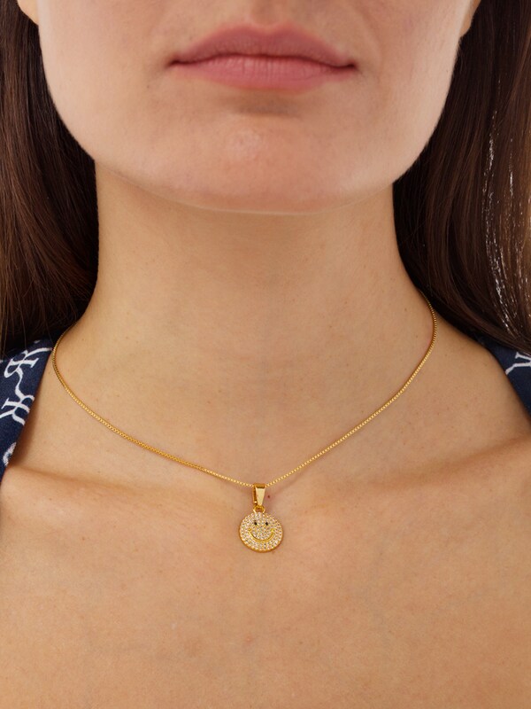 Ms Vaxxine Crystal Smiley Pendant