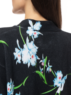 ASYMMETRIC PRINTED CARDIGAN