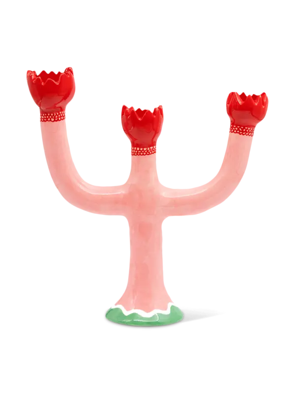 Tulip Pink Candle Holder