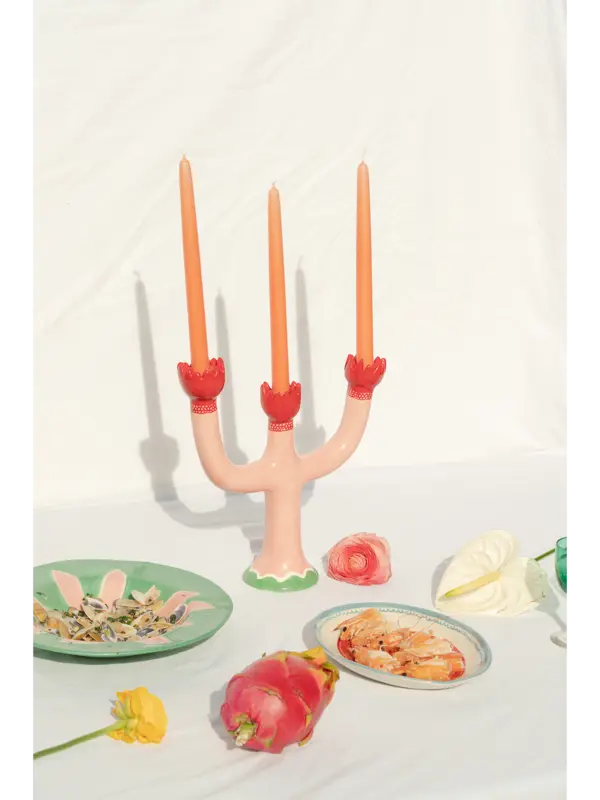 Tulip Pink Candle Holder