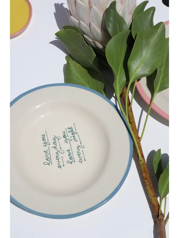 Love You Eveyrday Dessert Plate