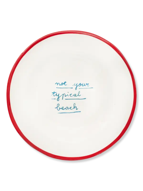 Typical Beach Dessert Plate