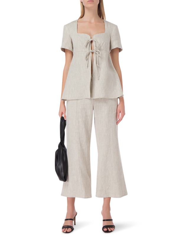 APRON TIE BLOUSE