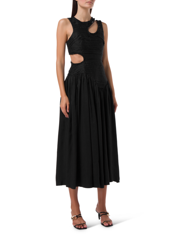 aje jolie abstract cut out midi dress Brand New Aje Jolie Abstract Cut Out Midi Dress, Women's Fashion, Dresses & Sets, Dresses on Carousell