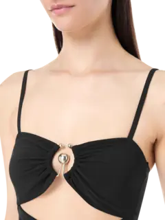 فستان قصير أوربيت بتصميم مخرم