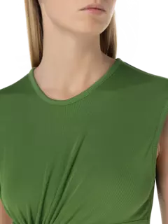 بلوزة فوليا طويلة بإبزيم