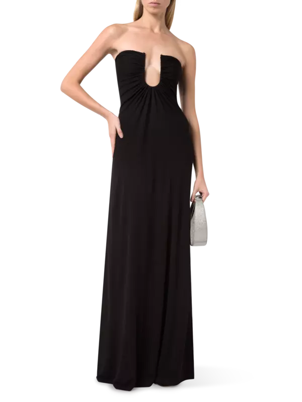 فستان آركد بالم بدون حمالات