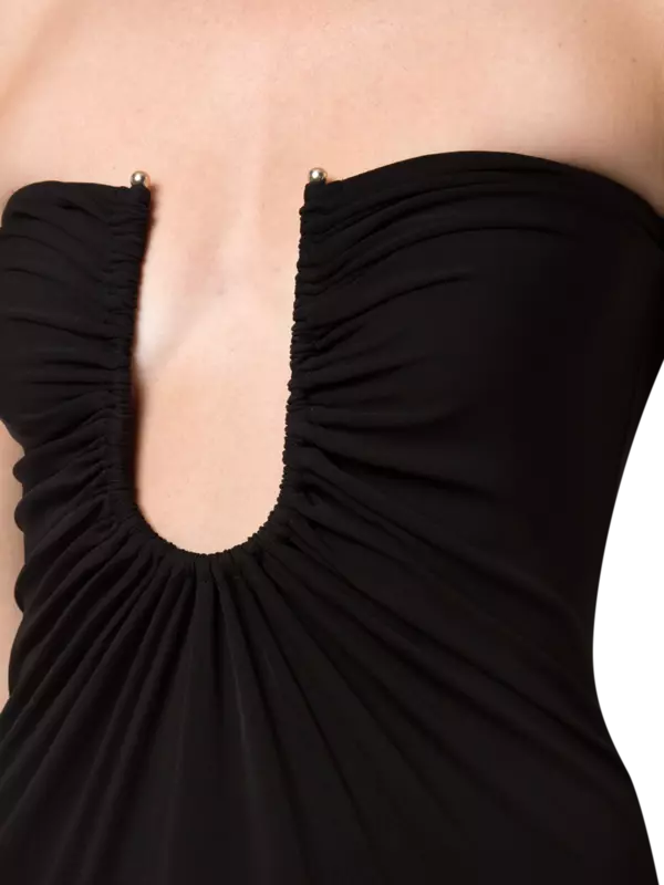 فستان آركد بالم بدون حمالات