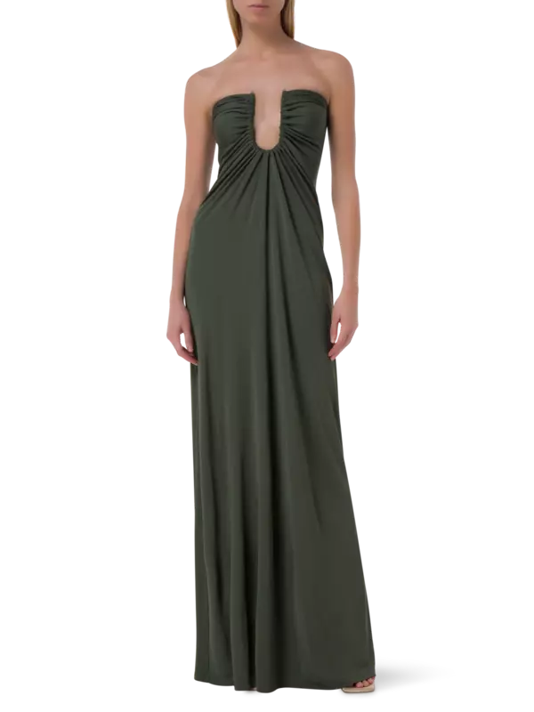 فستان آركد بالم بدون حمالات