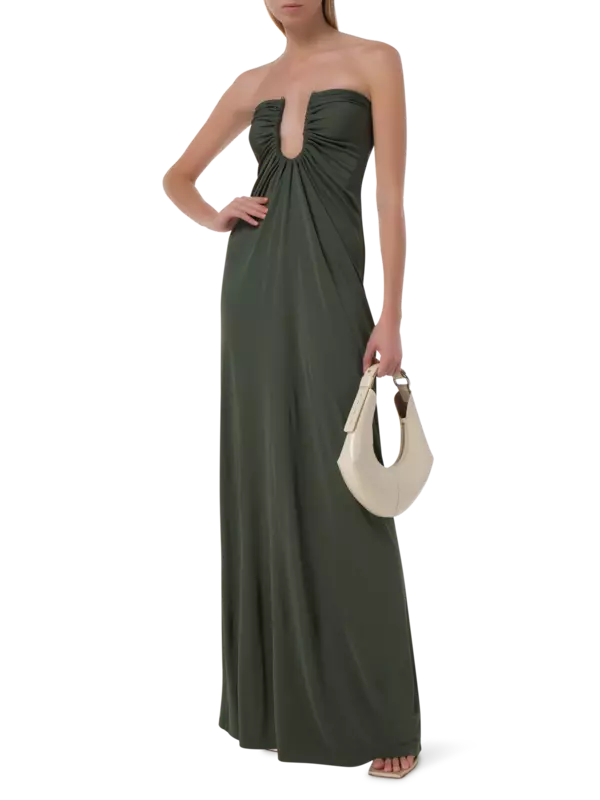 فستان آركد بالم بدون حمالات