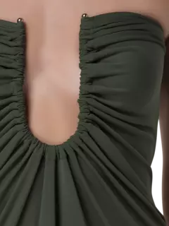 فستان آركد بالم بدون حمالات