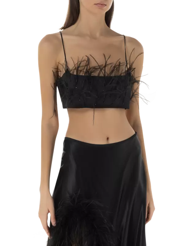 حمالة صدر روزالين مزينة بالريش