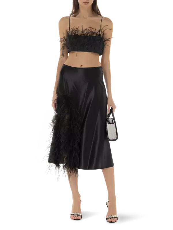 حمالة صدر روزالين مزينة بالريش