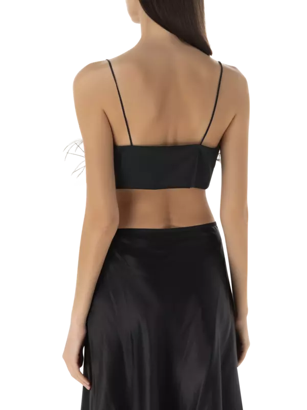 حمالة صدر روزالين مزينة بالريش