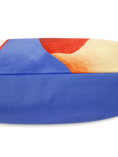 Comfortable Cushion with Lips and Toothpaste Print