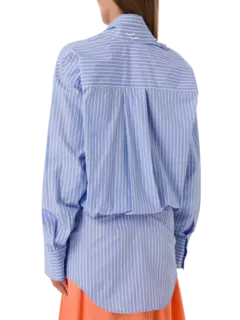 قميص كبير الحجم بخصر مشدود