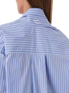 قميص كبير الحجم بخصر مشدود