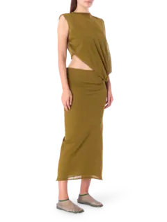 فستان سلايد بتصميم تيشرت منسدل