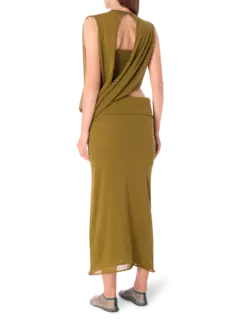 فستان سلايد بتصميم تيشرت منسدل