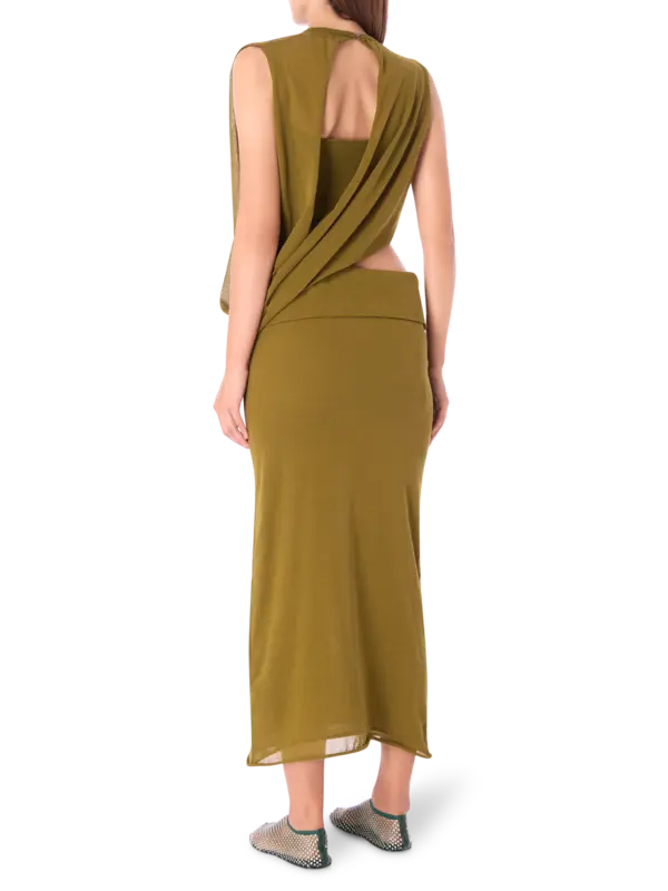 فستان سلايد بتصميم تيشرت منسدل