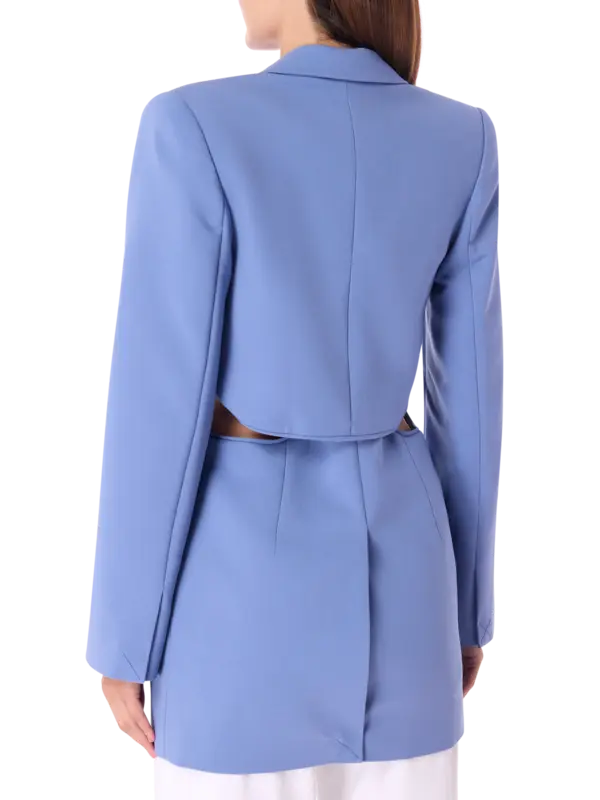 بليزر مزين بثقوب