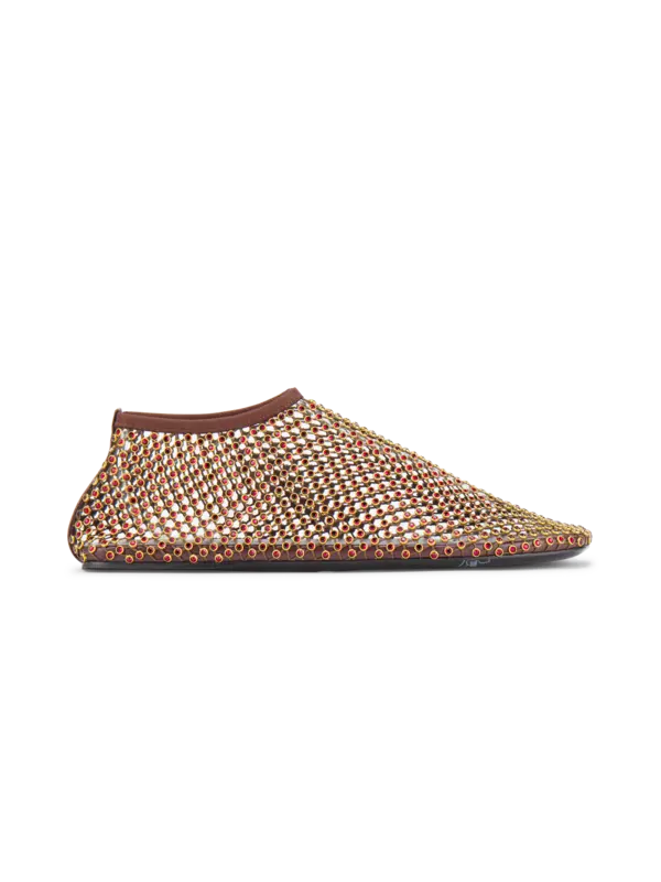 حذاء باليرينا مينيت مزين بالكريستال