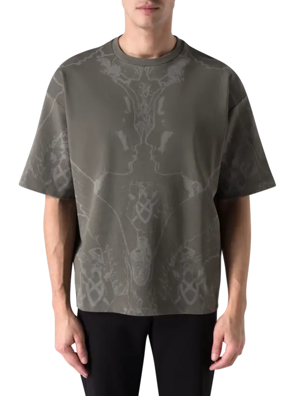 تيشيرت سيكريت ريذم كبير الحجم بأكمام قصيرة