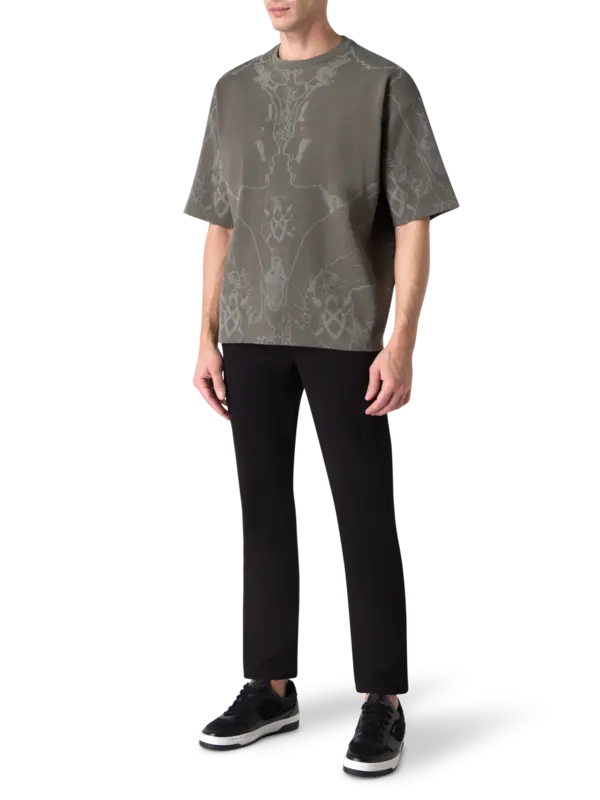 تيشيرت سيكريت ريذم كبير الحجم بأكمام قصيرة