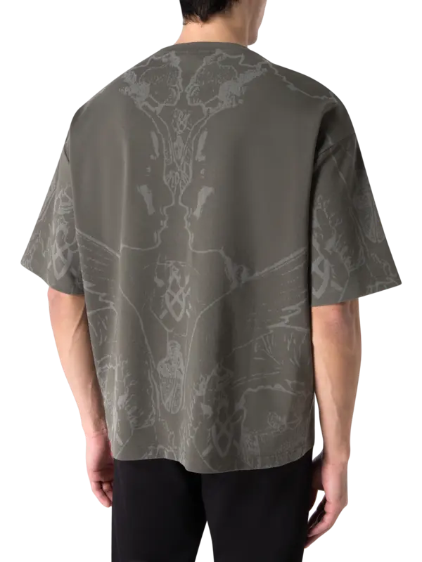 تيشيرت سيكريت ريذم كبير الحجم بأكمام قصيرة