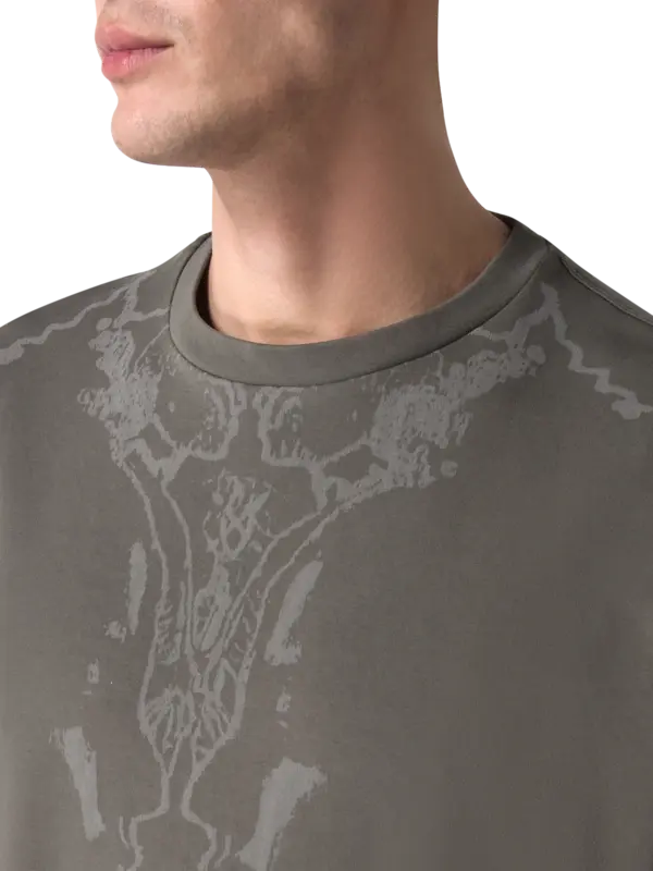 تيشيرت سيكريت ريذم كبير الحجم بأكمام قصيرة