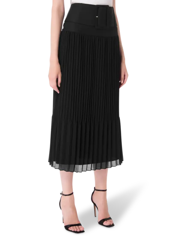 Cathedra Belted Midi Skirt