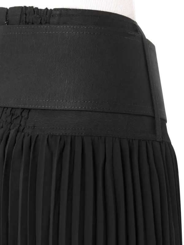Cathedra Belted Midi Skirt
