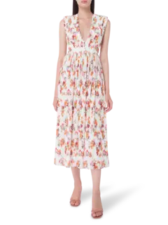 فستان متوسط الطول مزين بعقدة فيونكة من الخلف بيكمينج