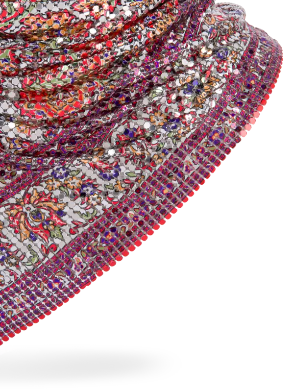 وشاح شبكي معدني بنقشة بيزلي