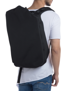 Black Wide with Cover-up Backpack