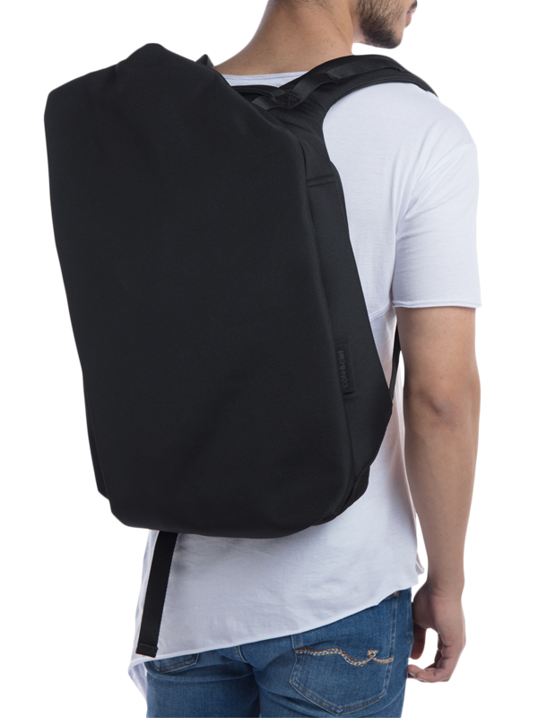 Black Wide with Cover-up Backpack