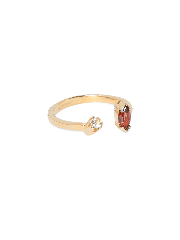 Metallic Gold Statement Ring