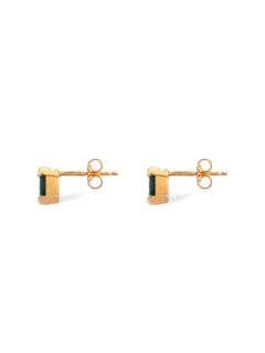 Warped Marquis Stud Earrings