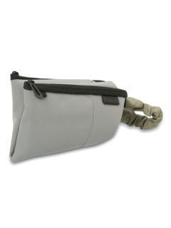 Grey Kivu Small Sleek Crossbody Bag