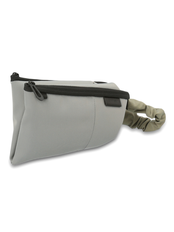 Grey Kivu Small Sleek Crossbody Bag