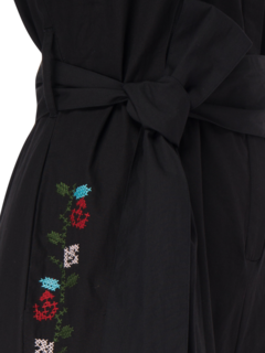 Cross-Stitch Embroidered Jumpsuit