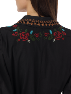 Cross-Stitch Embroidered Jumpsuit