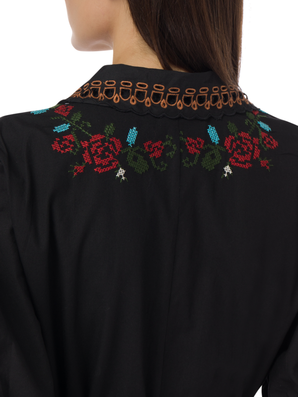 Cross-Stitch Embroidered Jumpsuit